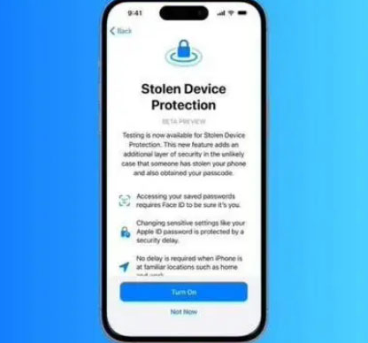 集美苹果授权维修店分享被盗设备保护功能开启方法 