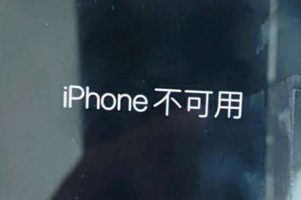 集美苹果服务网点分享锁屏界面显示“iPhone 不可用”如何解决 